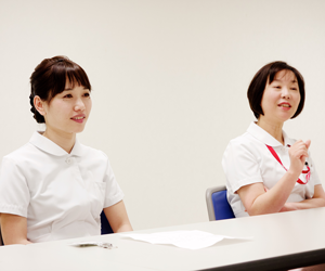 前田看護師長、習田看護師