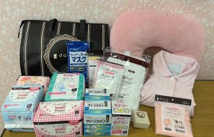 病院からお渡しする産後セット